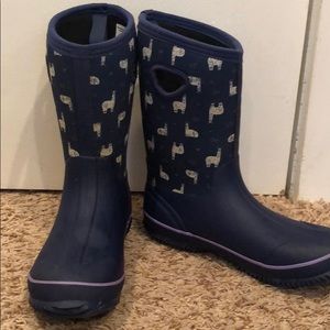 Waterproof llama snow/rain boots